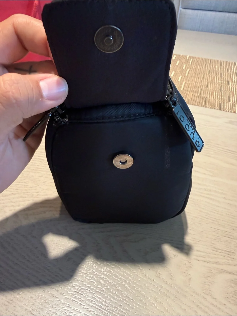 Gucci Black dopp kit